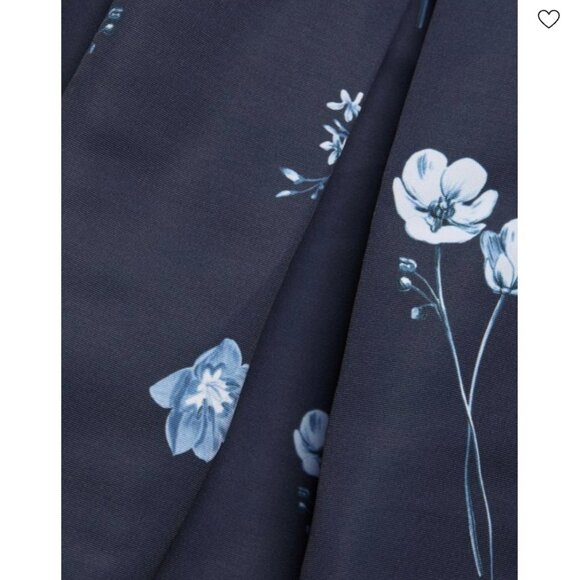 SACHIN & BABI Zoe Belted Gown, Ivory/Blue, Size 6, NWT - Picture 6 of 14